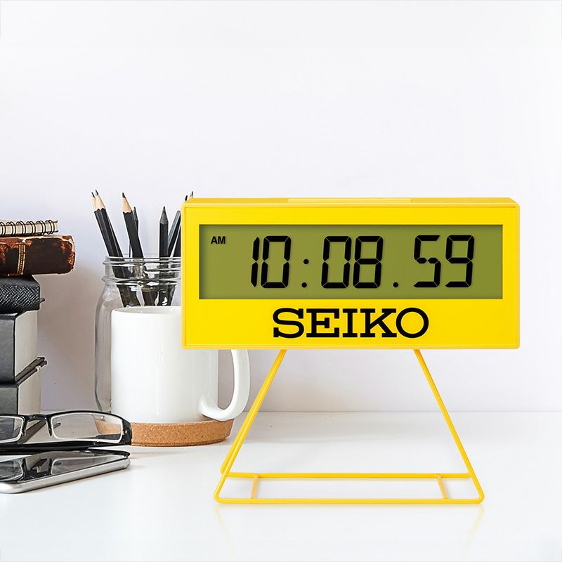 SEIKO デジタル時計 イエロー 楽天市場】デジタル時計 イエロー SEIKO セイコー 時計 置き時計