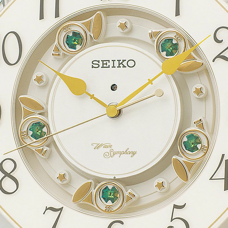 からくり時計 SEIKO ZIG ZAG AM626N メロディ時計 からくり時計 掛け時計 - YouTube