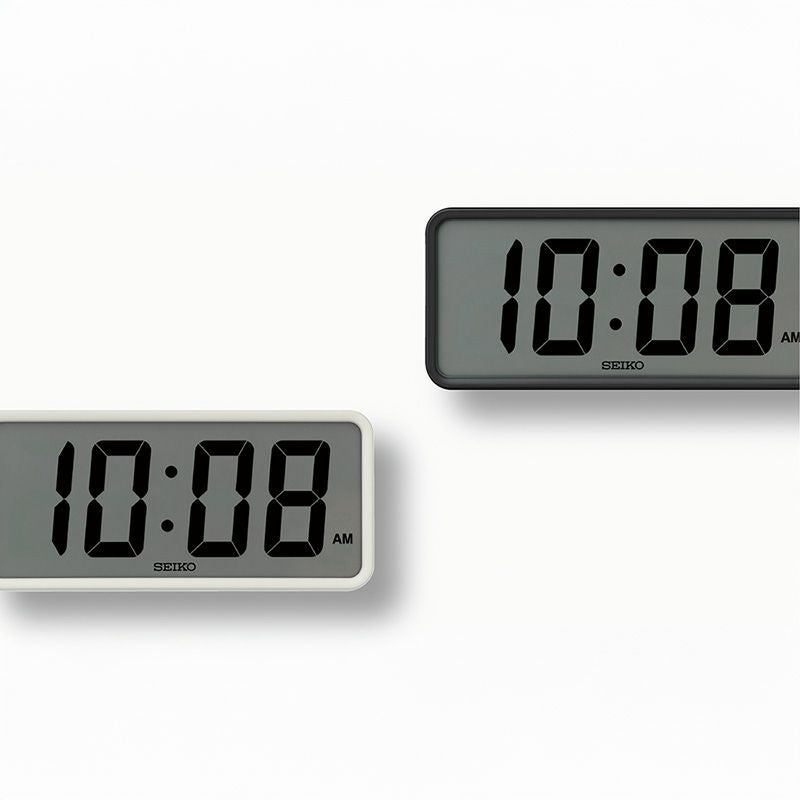 【動作未確認】SEIKO SQ413W 掛け時計 デジタル Amazon｜SEIKO CLOCK (セイコークロック) 掛け時計 置き時計 兼用